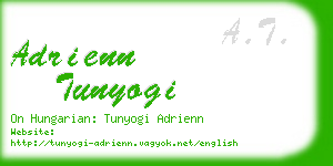 adrienn tunyogi business card
